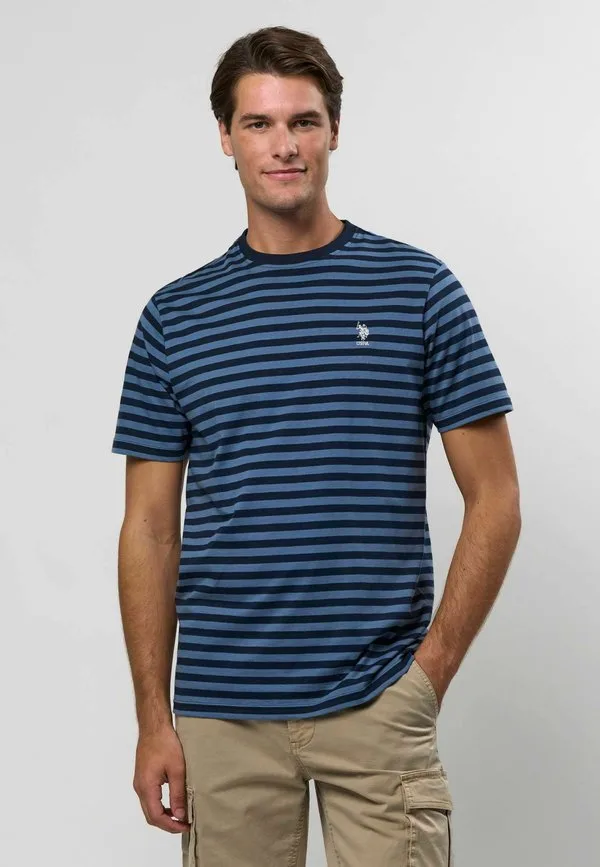 Футболка с принтом umcalle U.S. Polo Assn., China Blue Striped