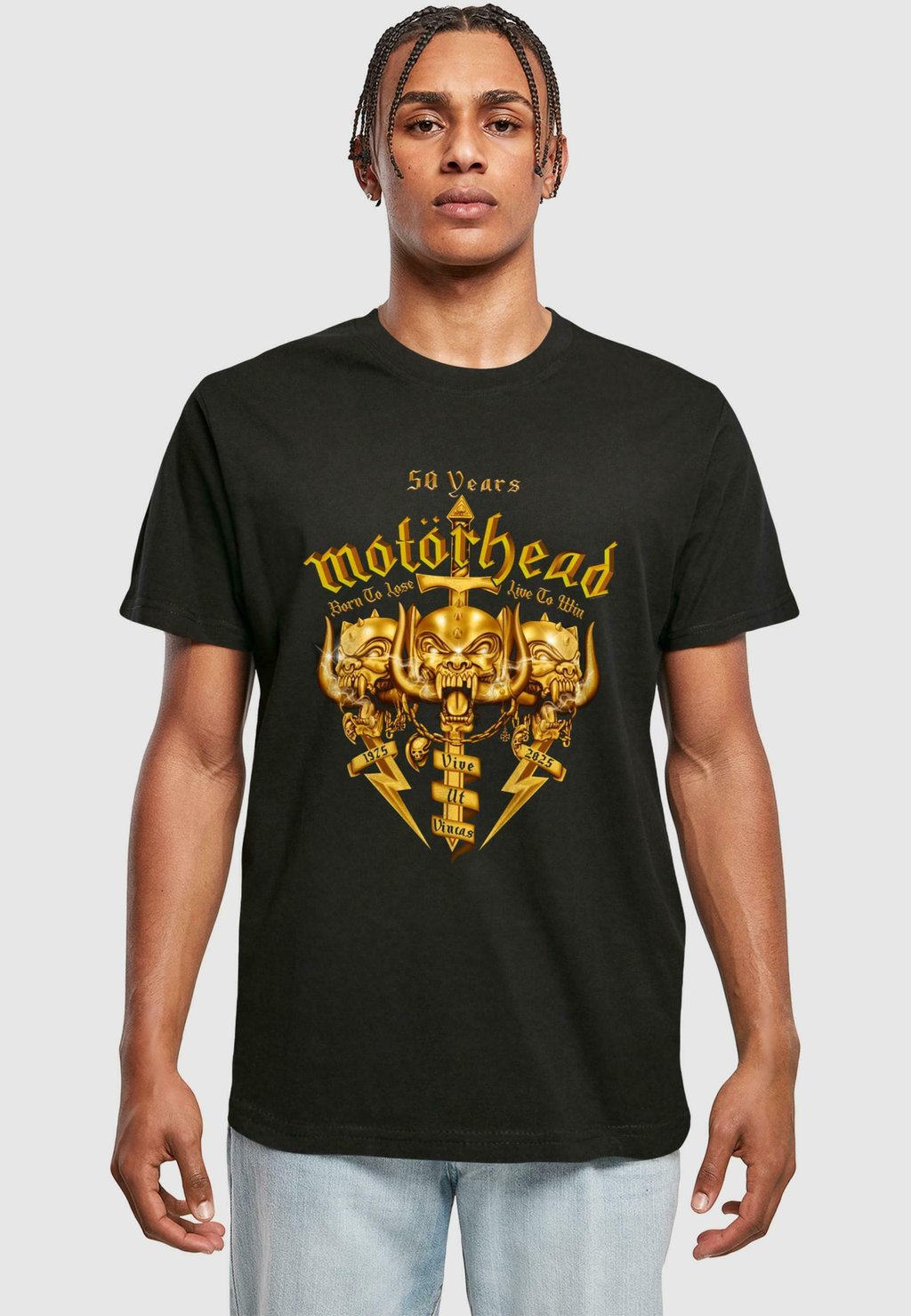 

Футболка с принтом MOTORHEAD Merchcode, черный
