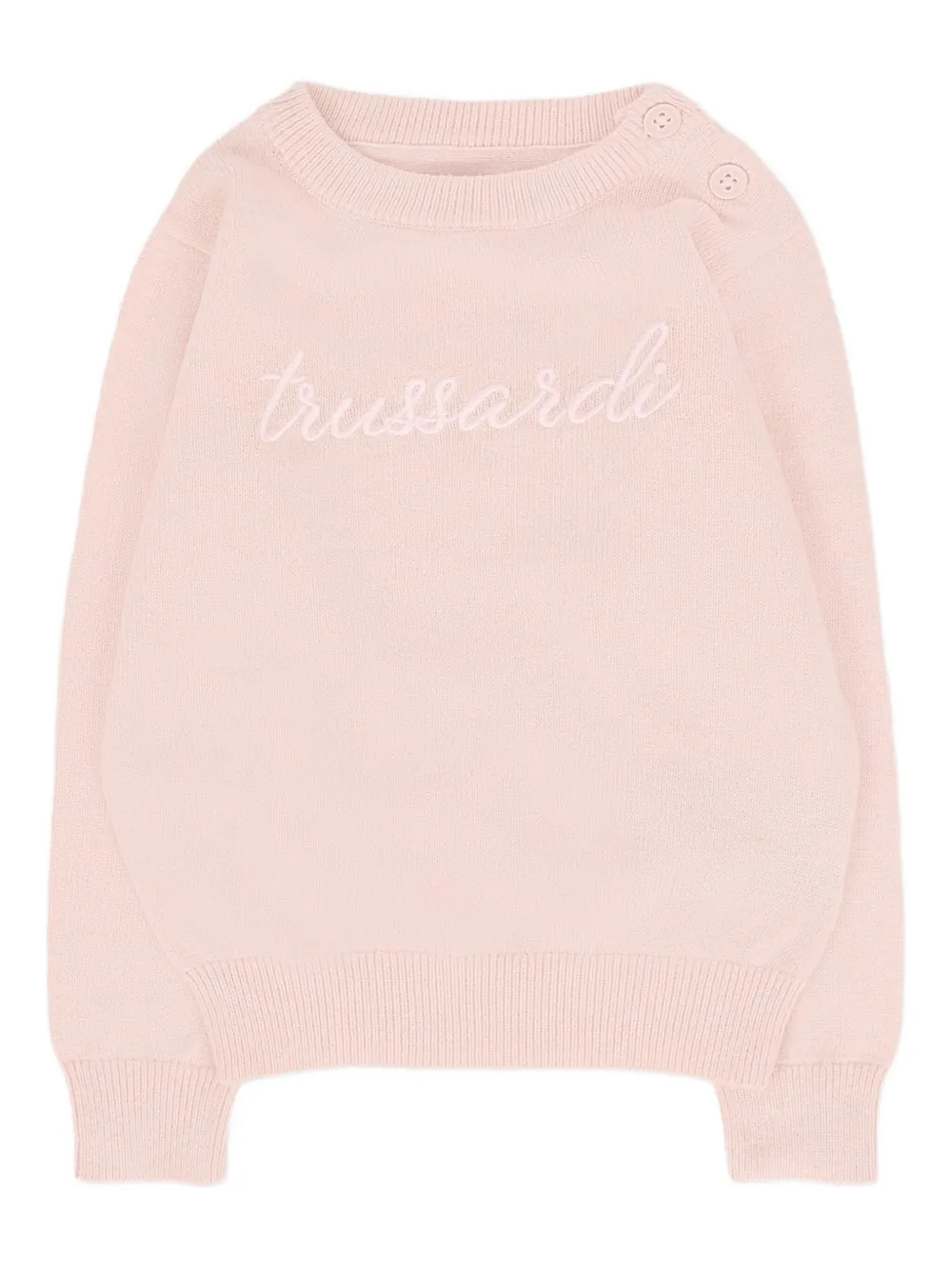 

Вышитый свитер TRUSSARDI JUNIOR, розовый