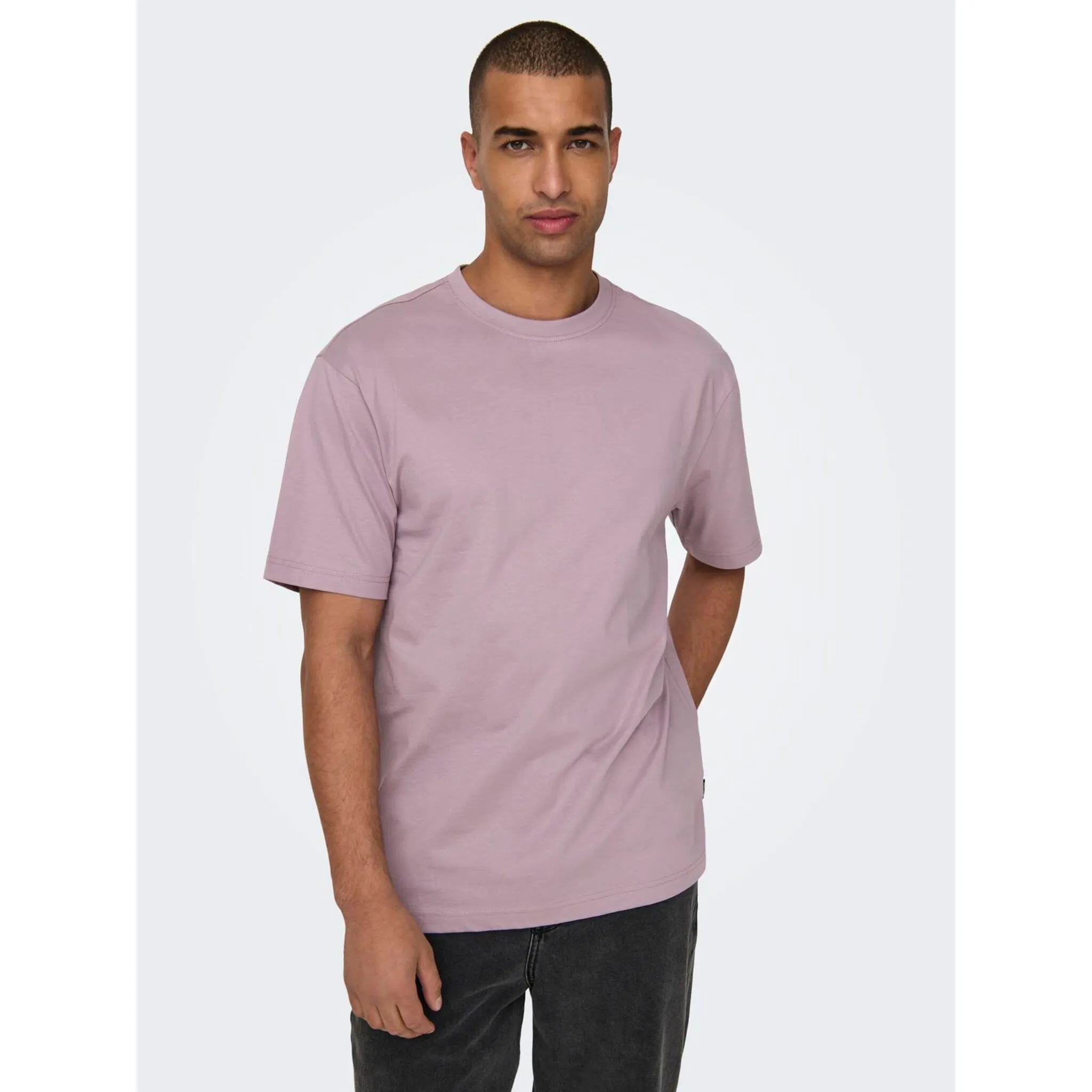 

Рубашка ONLY & SONS с круглым вырезом "ONSFRED RLX SS TEE", цвет Nirvana