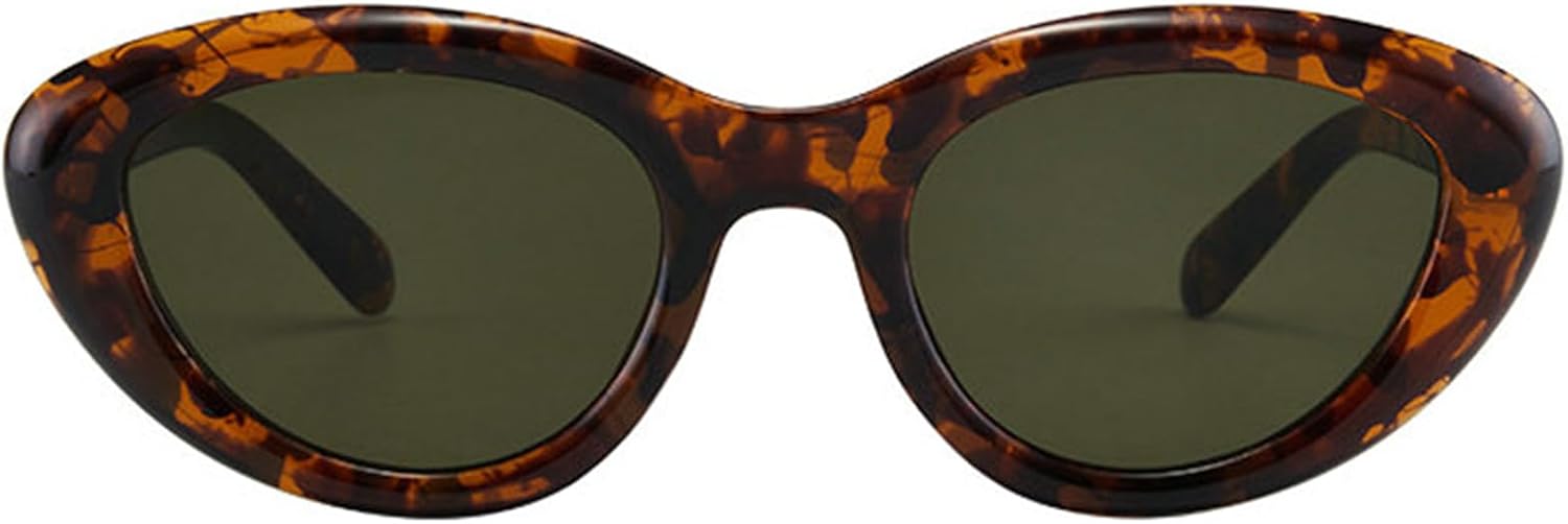 

Винтажные женские солнцезащитные очки «кошачий глаз» Willochra, винтажные маленькие модные солнцезащитные очки для мужчин, овальные очки для активного отдыха, защита от ультрафиолета UV400, C4