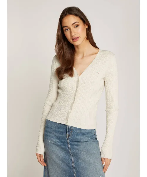

Кардиган Essential Slim fit Tommy Jeans, бежевый
