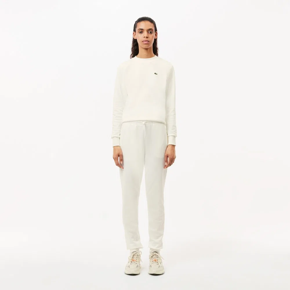 Джоггеры Lacoste базовые, офф-уайт