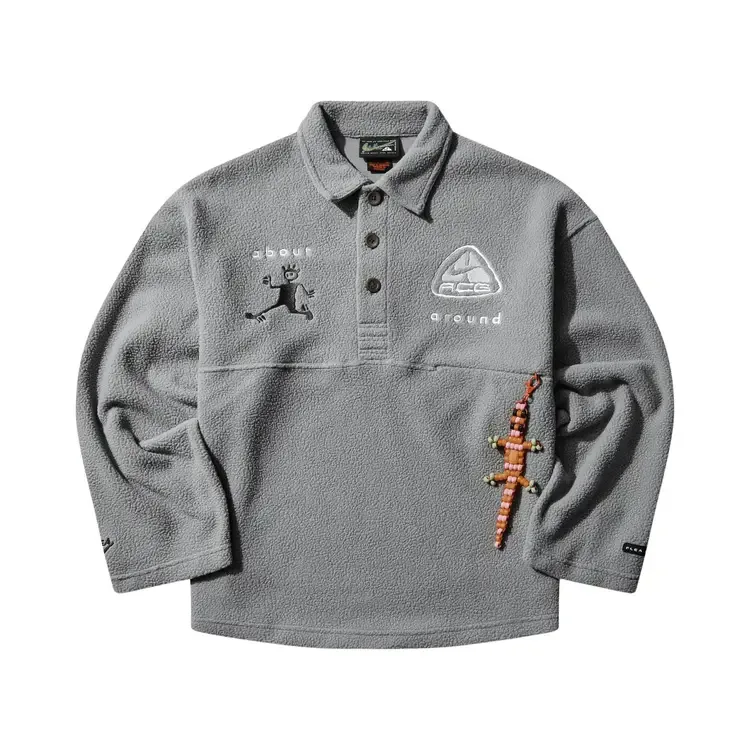 Поло с длинными рукавами Nike ACG x CPFM, цвет «серый»