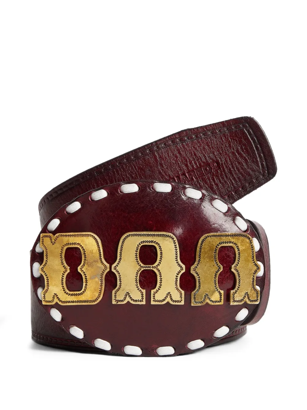 

Ремень с тисненым логотипом DSQUARED2, красный