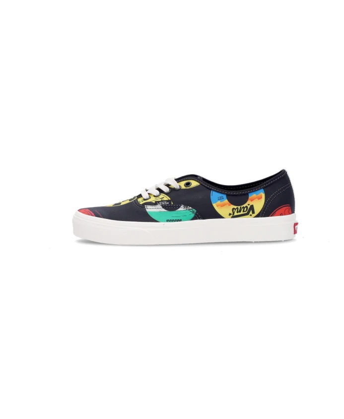 Черные разноцветные низкие кроссовки Vans, мультиколор — фото 2