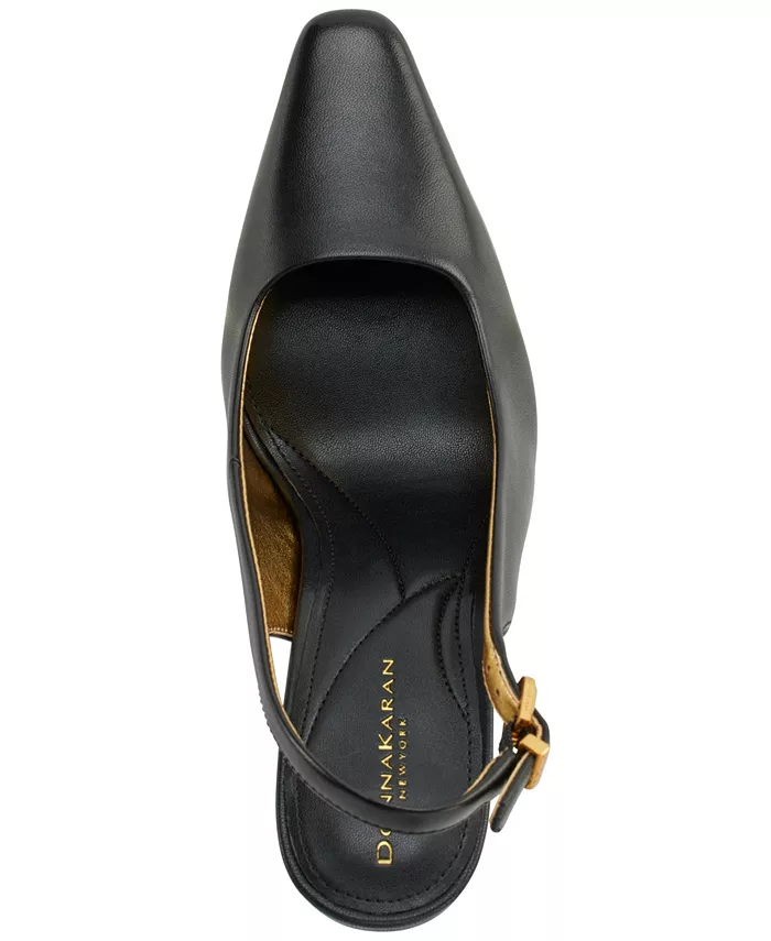 Женские туфли-лодочки Sadrina II Slingback Donna Karan New York, черный — фото 4