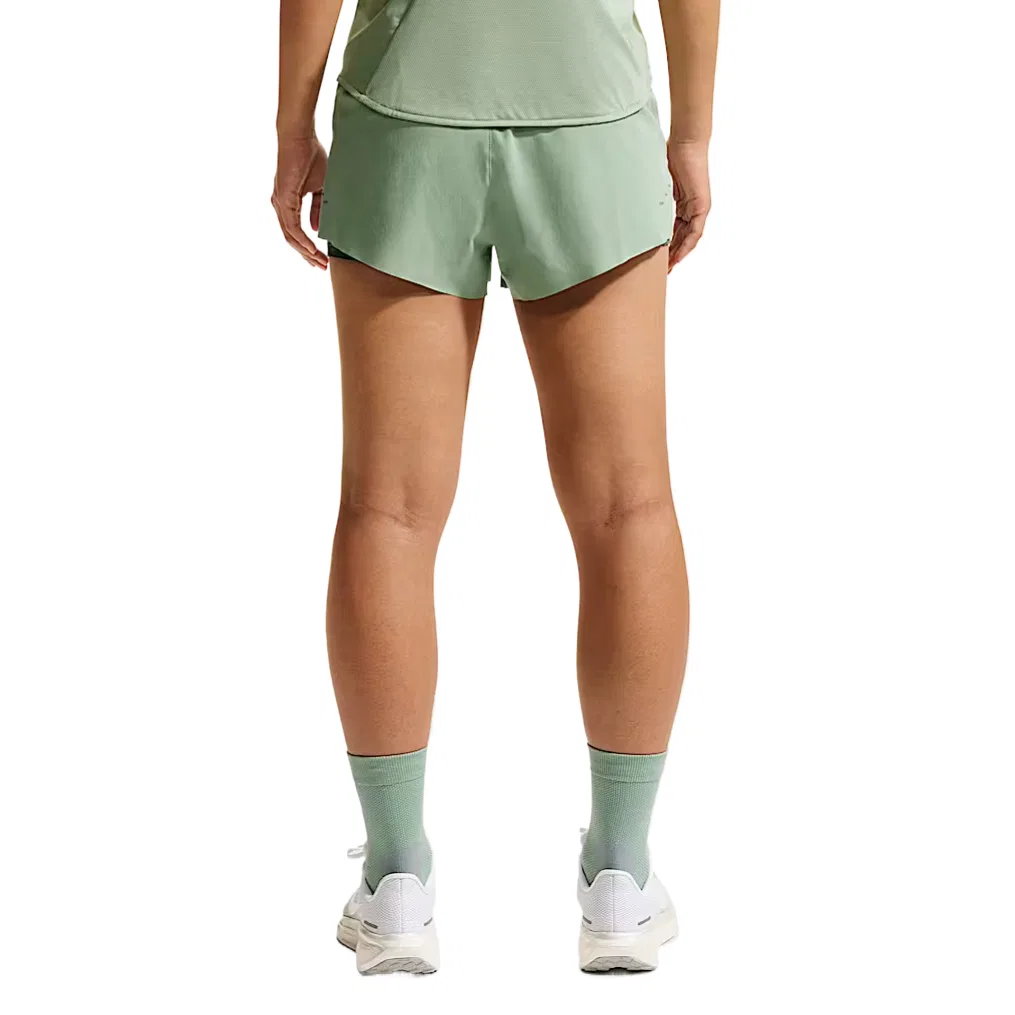 Женские шорты для бега Dri Fit Nike, Mild Gray Green/Mineral Sintered Stones Blue — фото 3