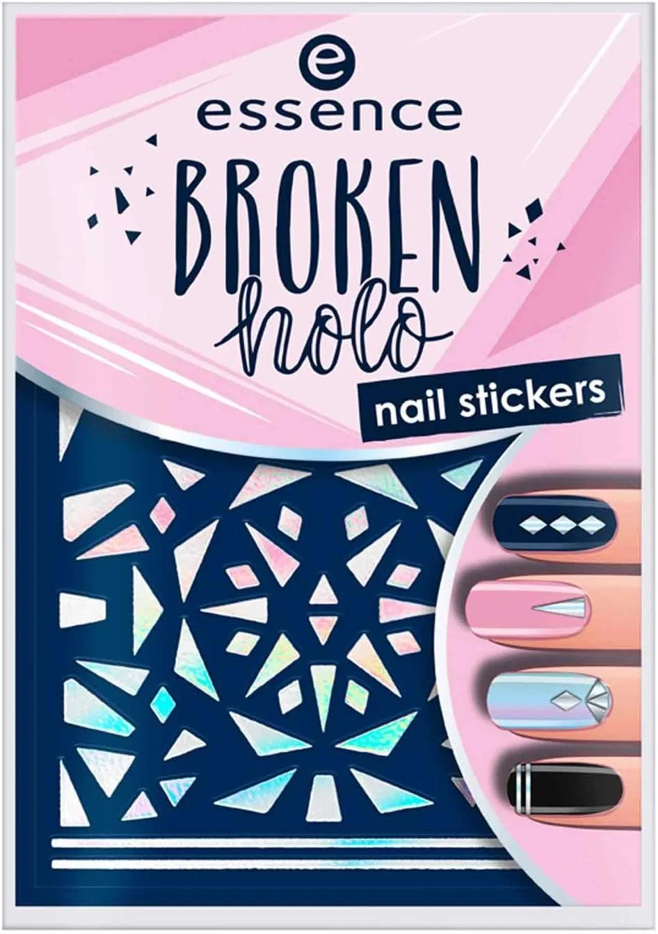 Наклейки для ногтей «Broken Holo» от Essence Essence