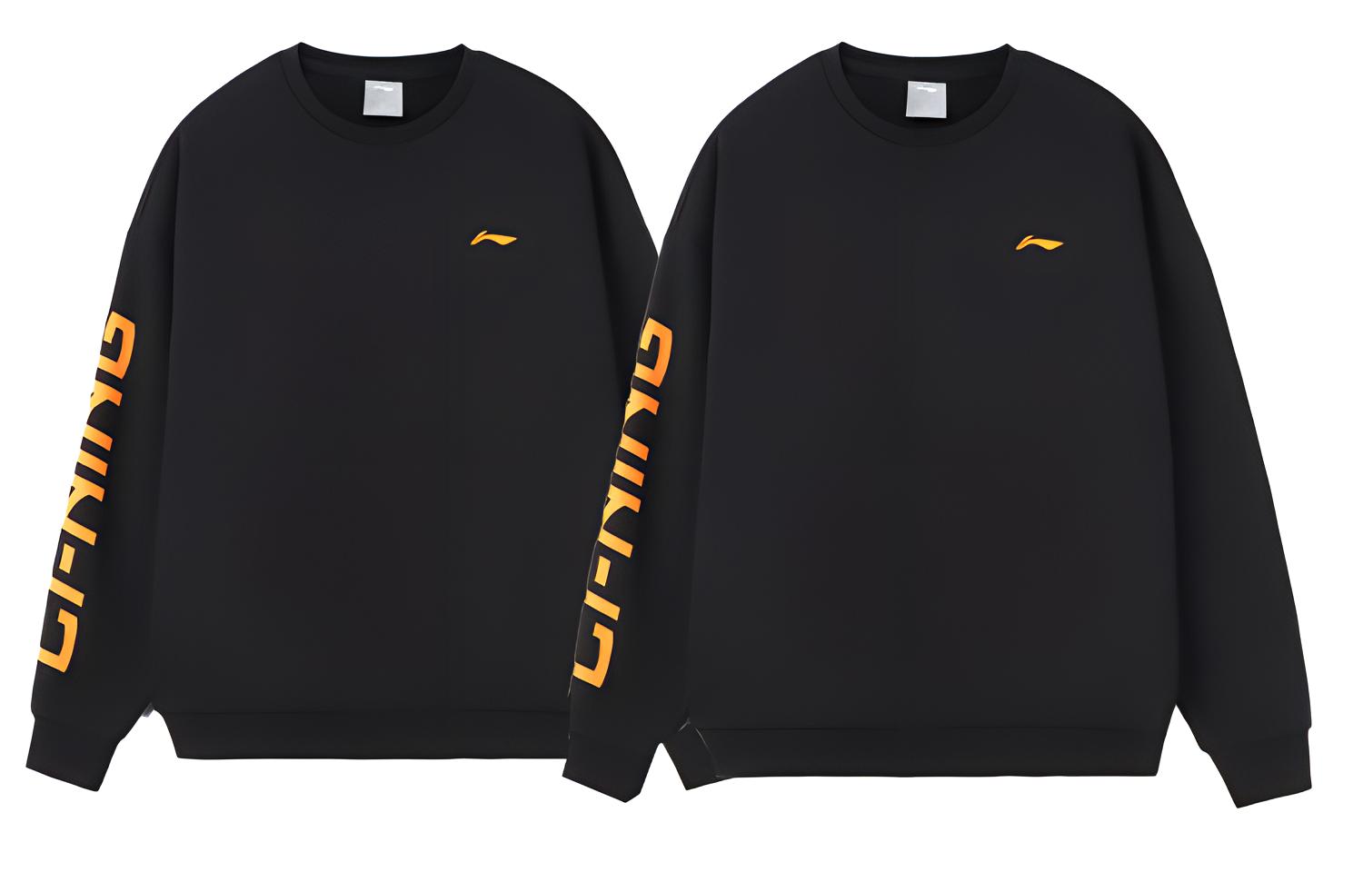 

LiNing Training Series Свитшот Унисекс 2 шт Черный