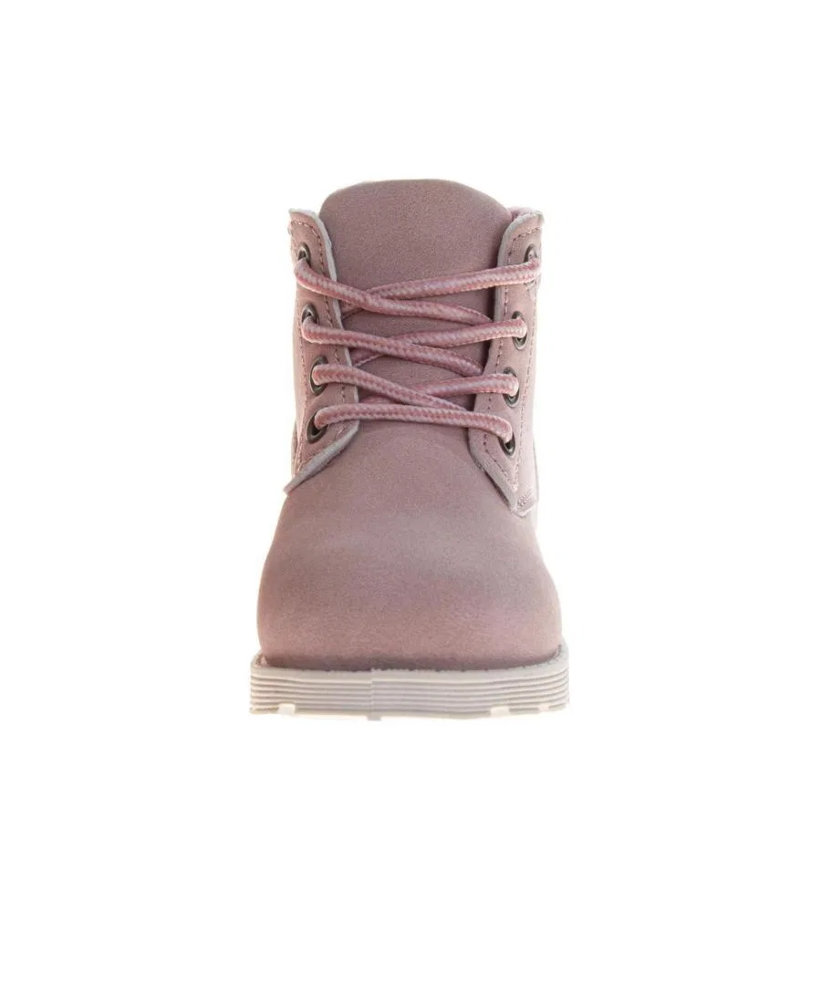 Прочные строительные ботинки для маленьких девочек (для малышек) Josmo, розовый — фото 4