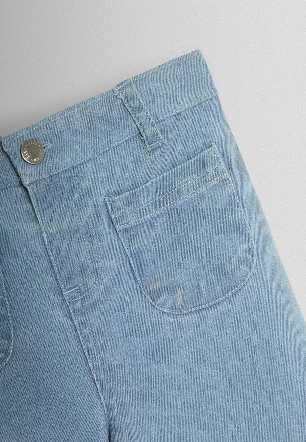 Широкие накладные карманы, мешковатые джинсы Jojo Maman Bébé, Denim Blue — фото 3
