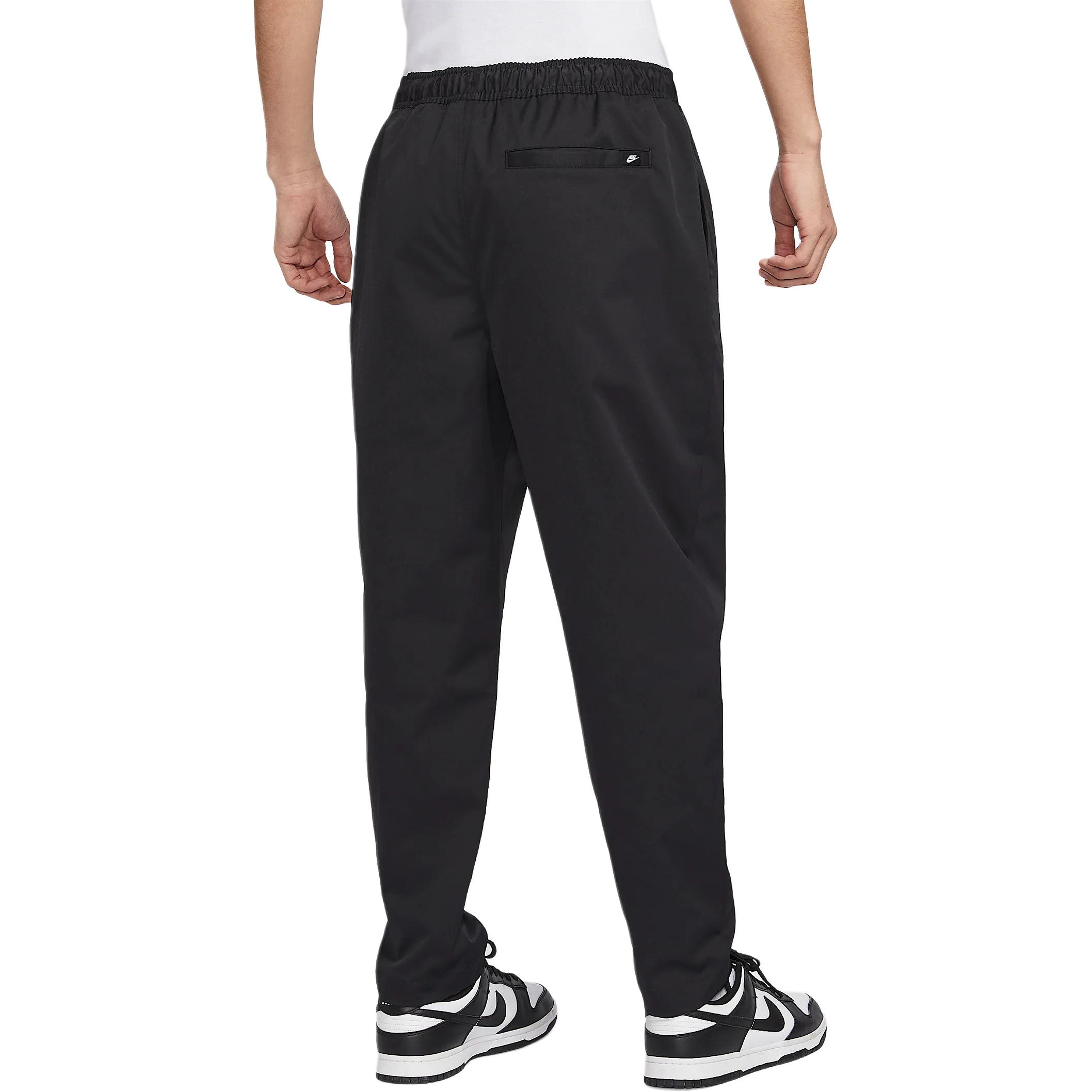Nike Брюки Clubwoven Tapered, мужские, черные — фото 4