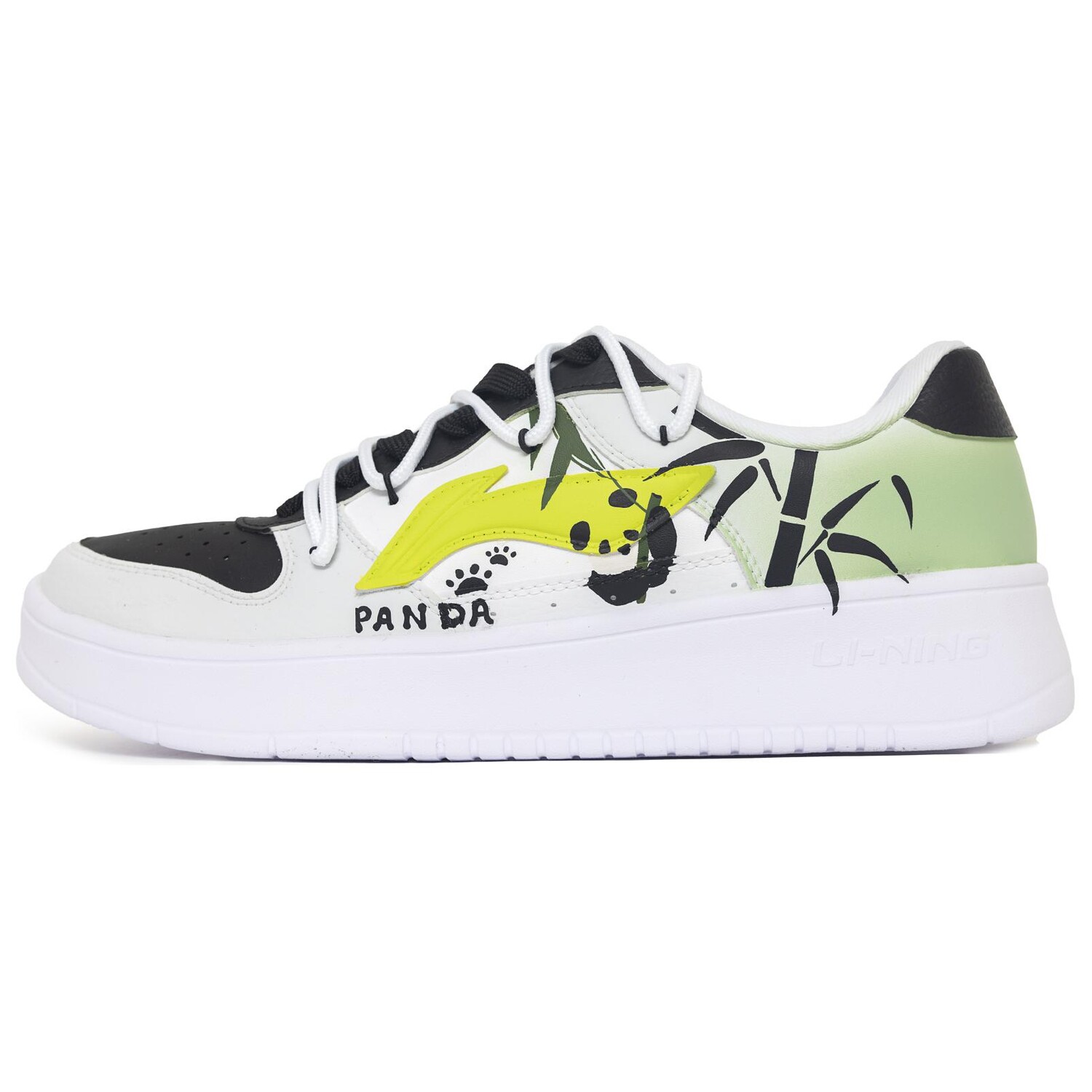 

Кроссовки LINING Skateboarding Shoes Men Low-top Black/white/green, светло-зеленый