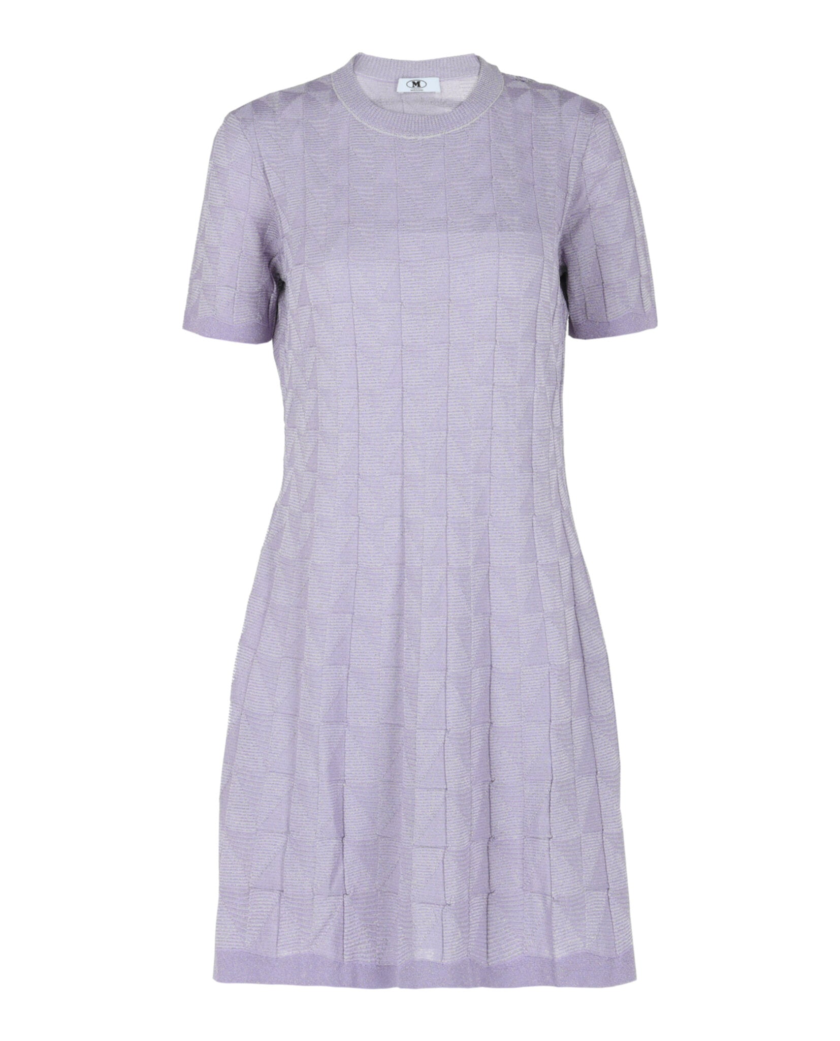 

Мини-платье с фактурным геометрическим узором M Missoni, сиреневый