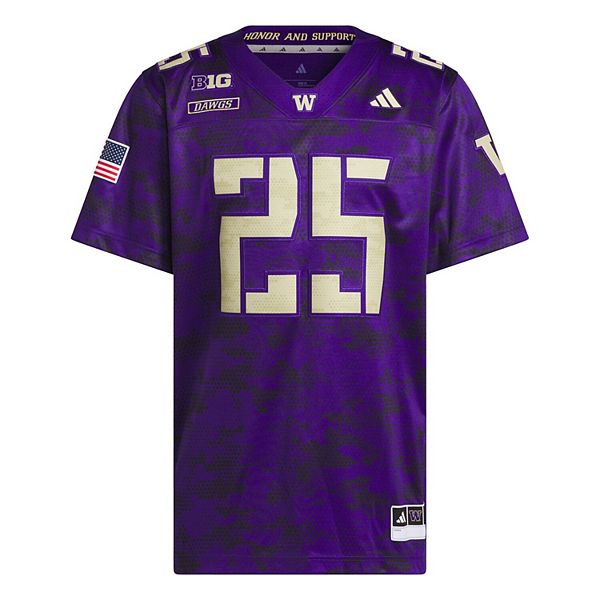 Мужская футболка Washington Huskies #25 Adidas — фото 3