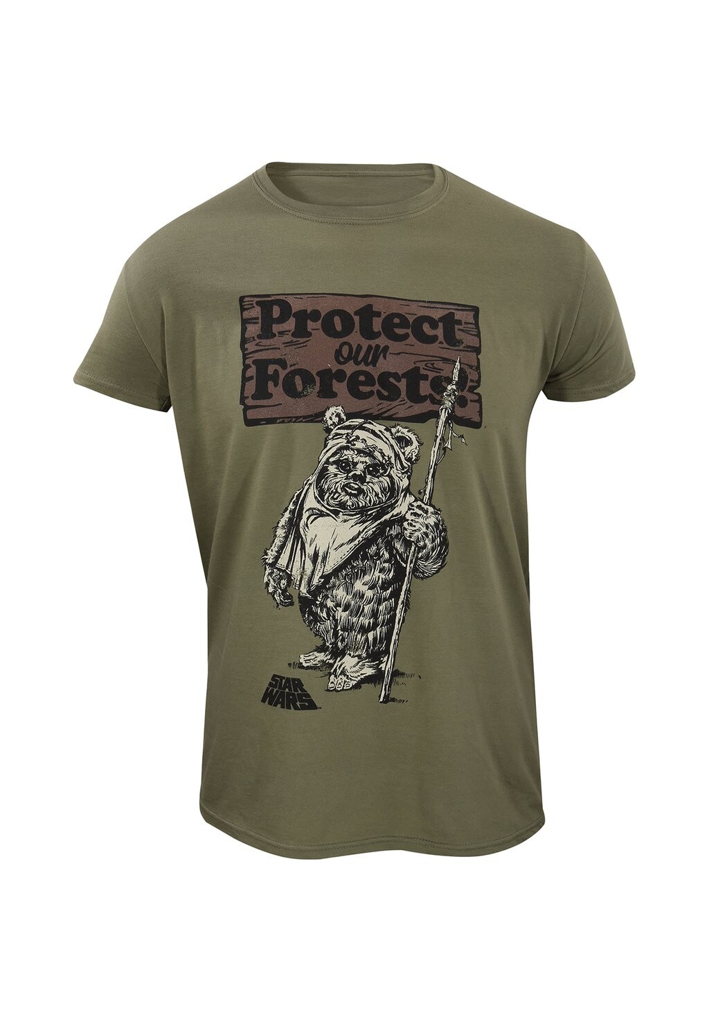 

Футболка с принтом STAR WARS PROTECT OUR FORESTS Henry Tiger, оливковый