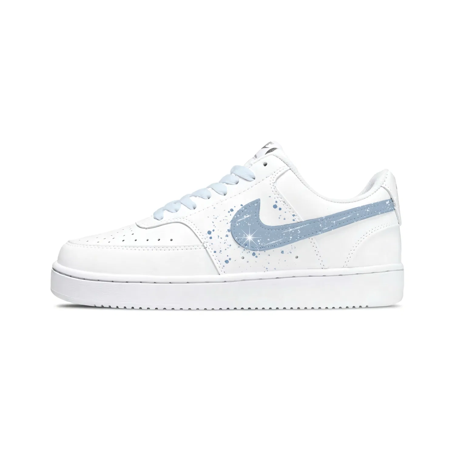 Кеды Nike Court Vision 1 Low White Blue