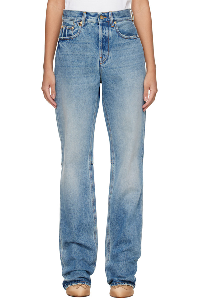 

Прямые джинсы de-nîmes Jacquemus, мультиколор
