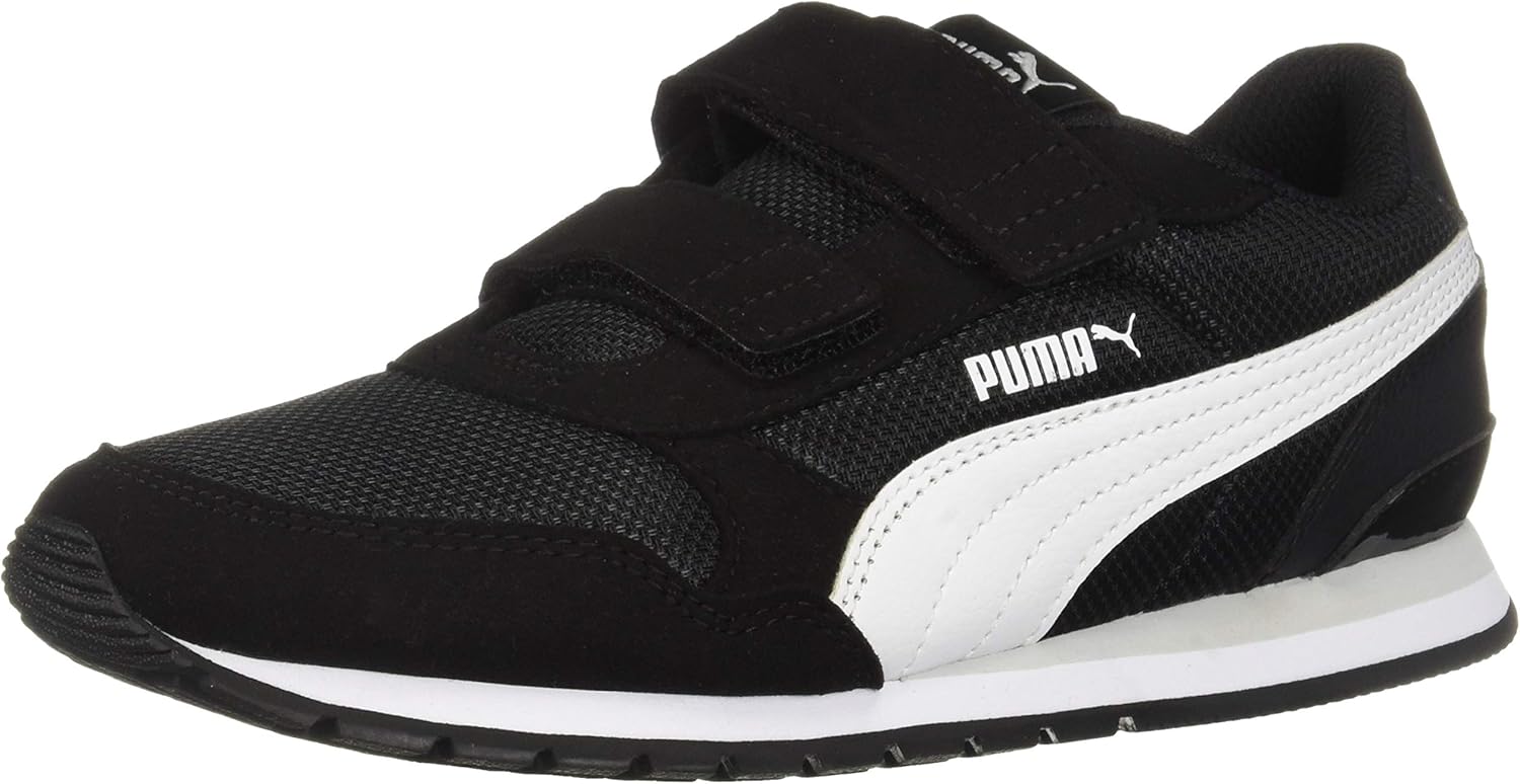 

Кроссовки Puma St Runner унисекс-детские на липучке, фиолетовый/серый/черный