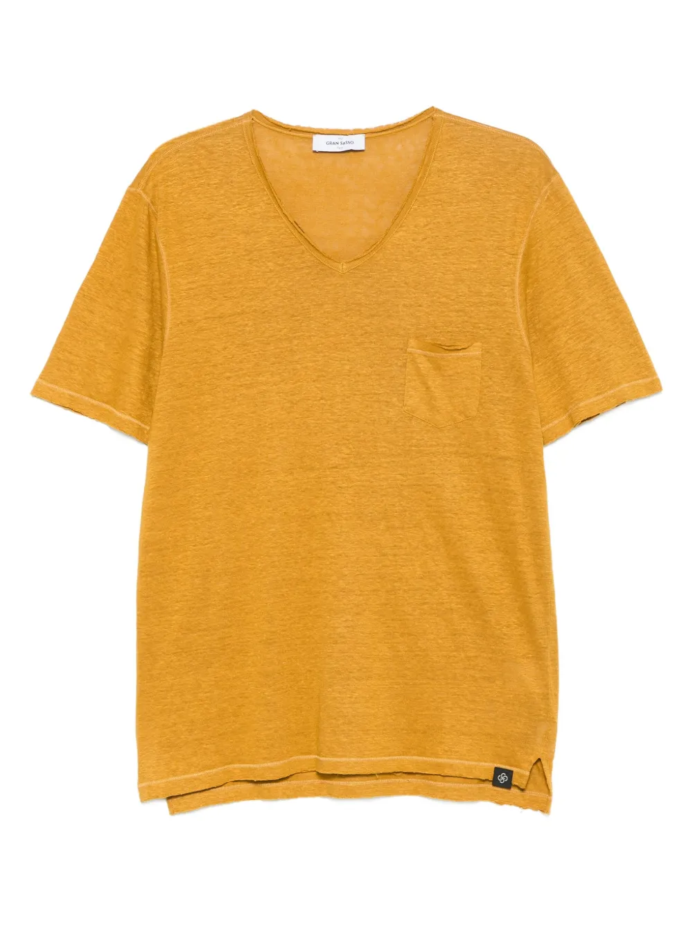 

Футболка с V-образным вырезом Gran Sasso, желтый
