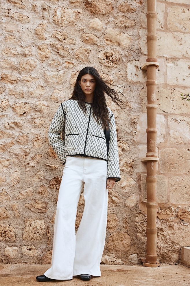 

Стеганая куртка H&M, мультиколор