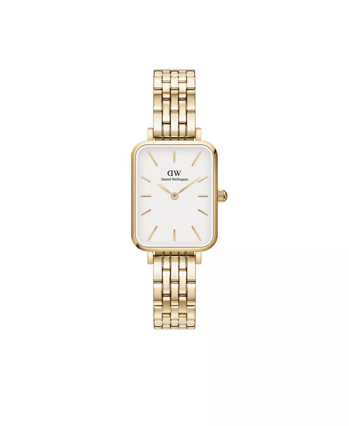 

Женские часы Quadro 5-Link из нержавеющей стали с золотистым покрытием, 20 x 26 мм Daniel Wellington