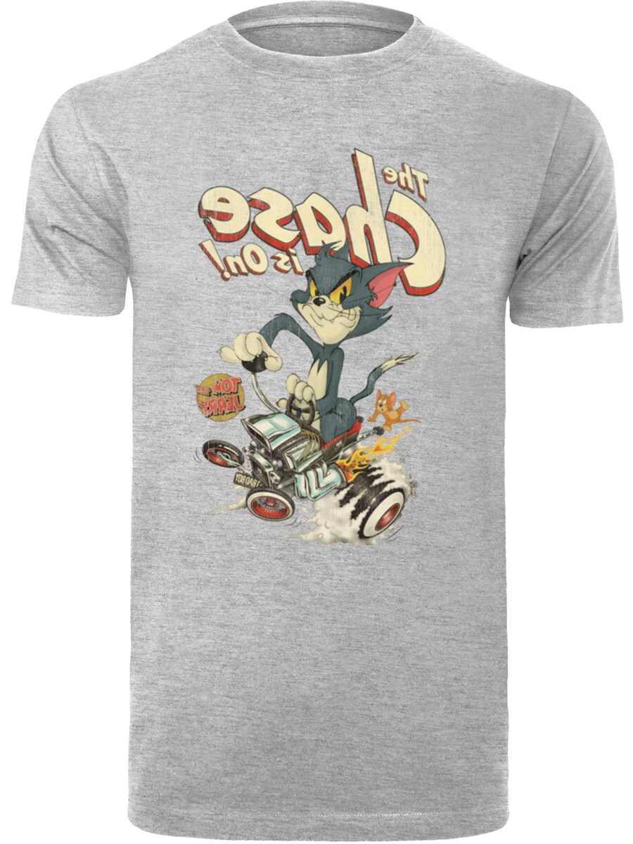 

Рубашка F4NT4STIC Tom und Jerry The Chase Is On, цвет Grey/mottled grey