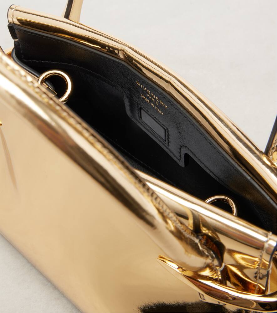 Сумка-тоут из металлизированной кожи pinch Givenchy, Golden — фото 4