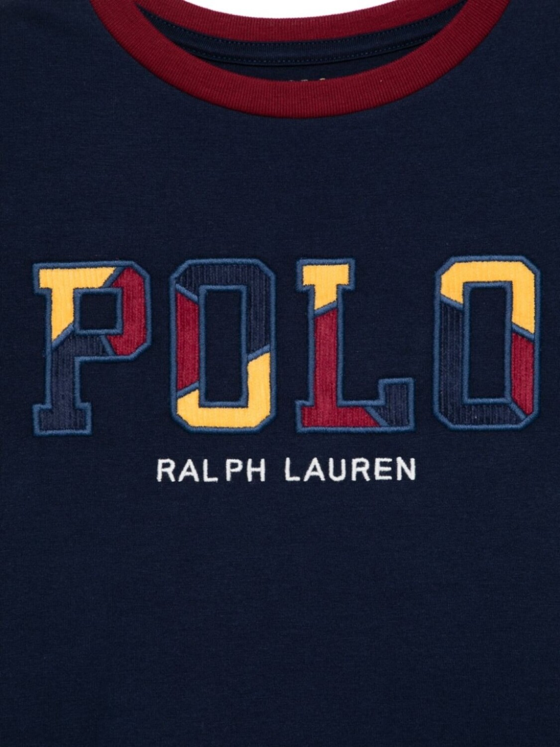 Ralph Lauren Kids футболка с логотипом, синий — фото 3