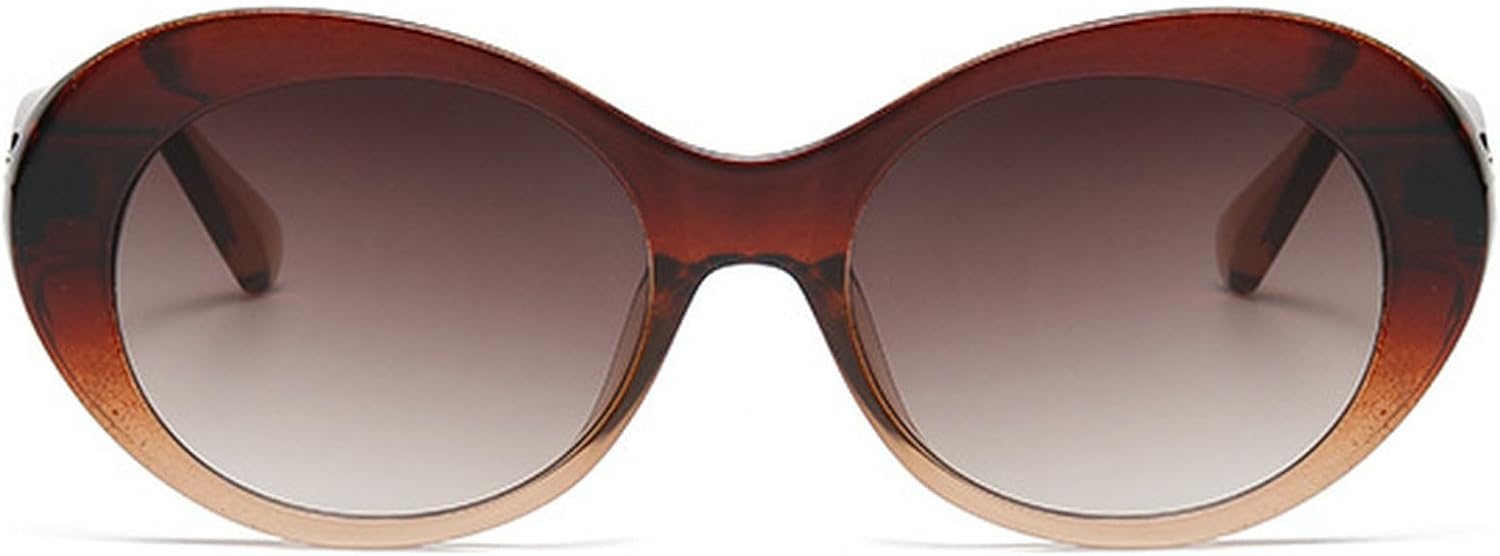 

Большие ретро-солнцезащитные очки овальной и круглой формы с поляризацией для женщин и мужчин, винтажные очки, модные солнцезащитные очки большого размера с защитой от УФ-излучения UV400 mincl, Brown