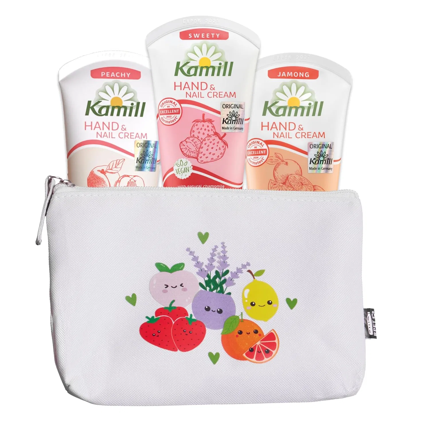 Набор кремов для рук и ногтей Kamill x Korea Edition Sweet Set, 3 штуки по 75 мл Kamill