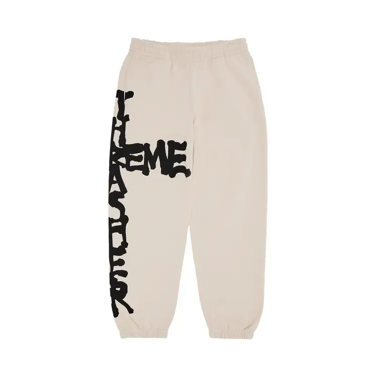Спортивные штаны Supreme x Thrasher 'Stone', кремовый