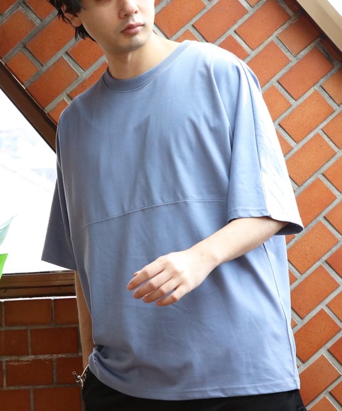 

８(eight) Футболка с коротким рукавом, долман, Eight, синий