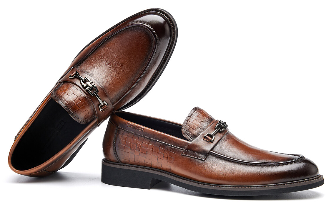 Мужские туфли CВ°BANNER Men's Casual Shoes Men Low-Top Brown — фото 4