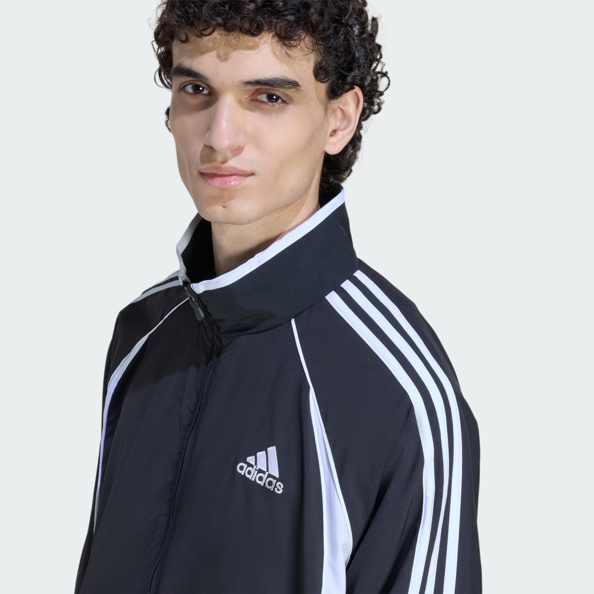 Adidas Originals Куртка межсезонная 'Teamgeist Adicolor' в черном цвете — фото 4