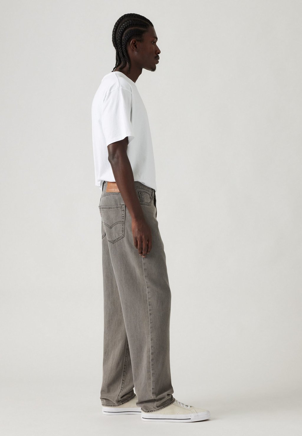 Джинсы свободного кроя 568 LOOSE STRAIGHT Levi's, деним серый — фото 4