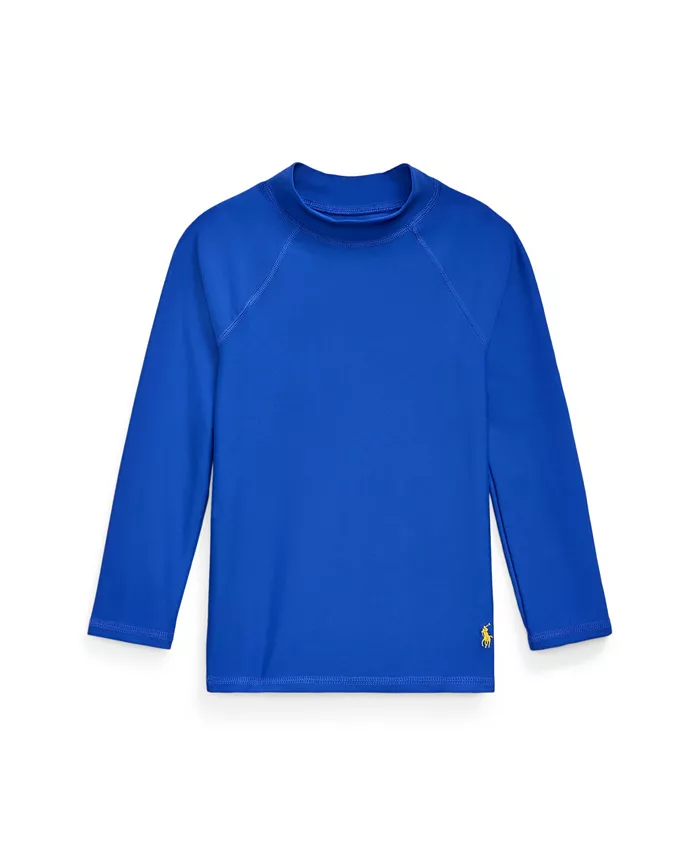

Рашгард для мальчиков Toddler and Little Boys Performance Polo Ralph Lauren, синий