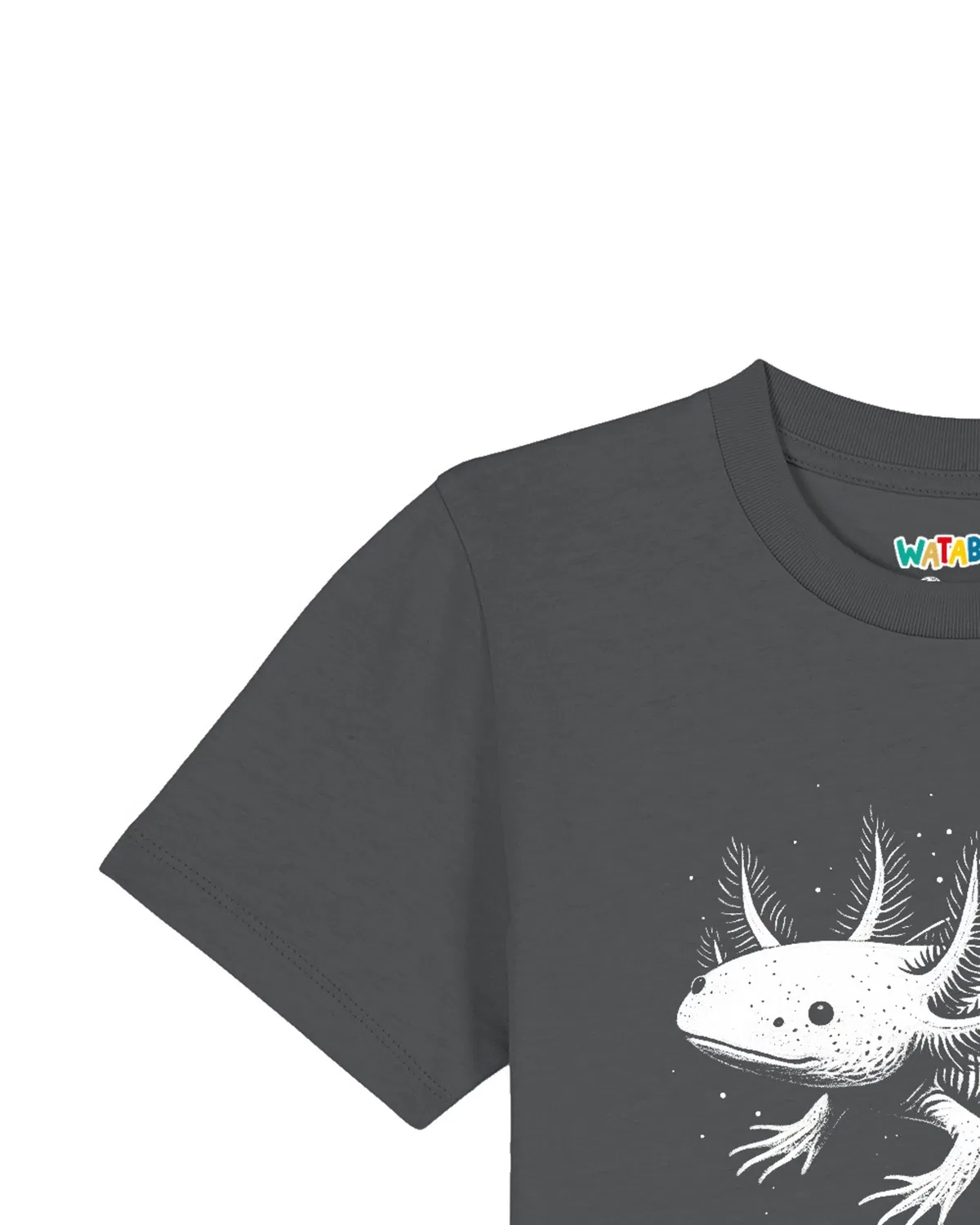 Футболка 'Axolotl' Watabout.Kids, Anthracite — фото 3