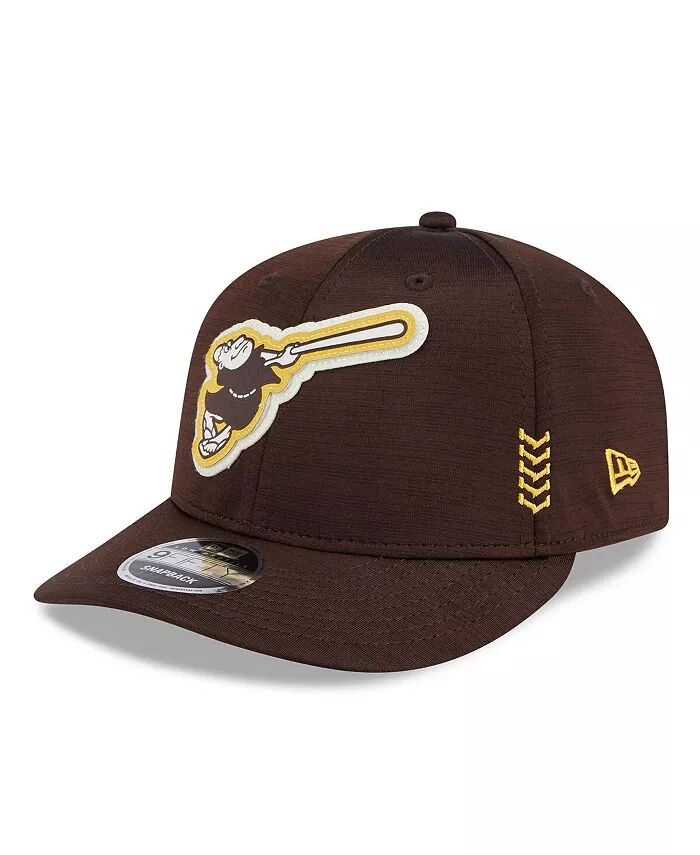 

Мужская коричневая бейсболка San Diego Padres 2024 Clubhouse Low Profile 59FIFTY Snapback New Era