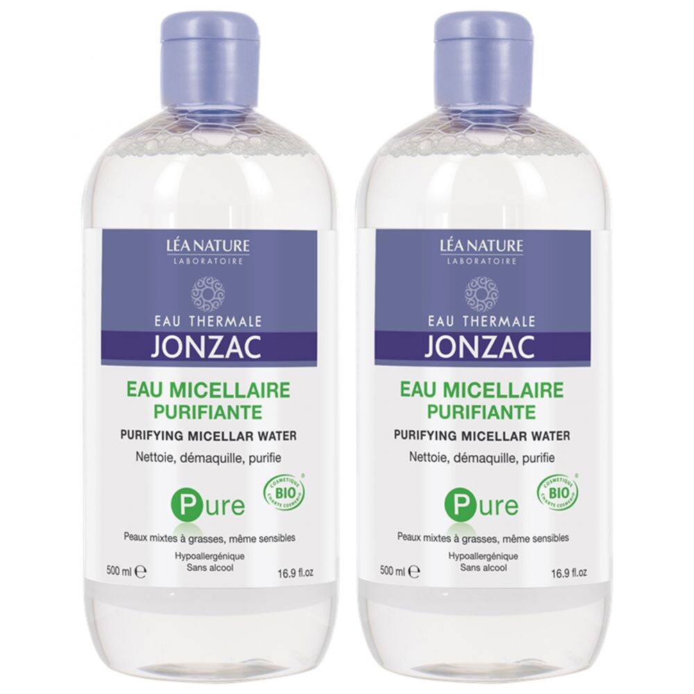 

Мицеллярная вода Agua micelar purificante bio duplo Eau thermale jonzac, 2 шт