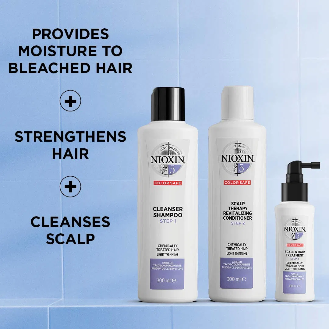 Набор для утолщения волос Nioxin System 5 для химически обработанных волос Nioxin — фото 2