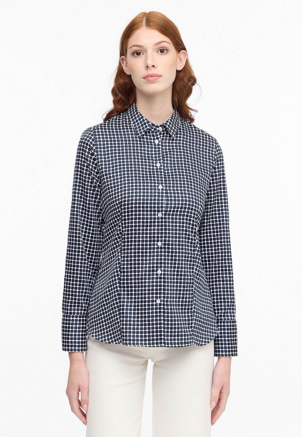 

Блузка на пуговицах REGULAR FIT Eterna, синий