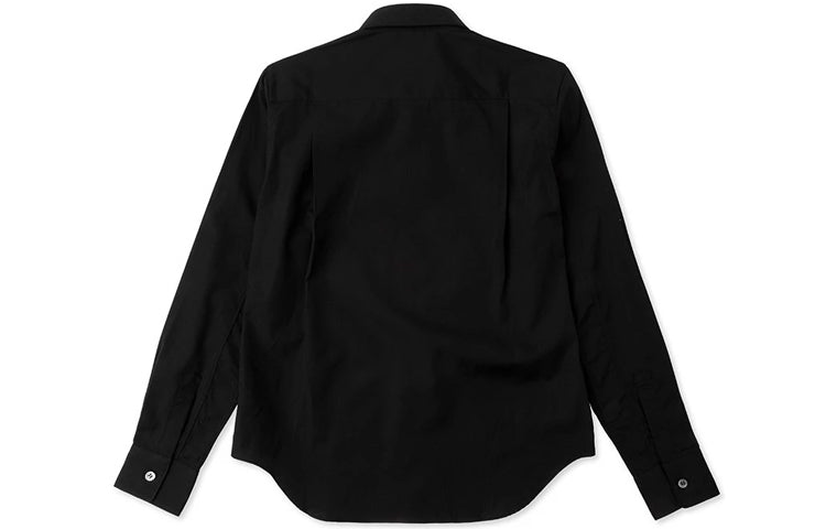 Рубашка (WMNS) COMME des GARCONS PLAY L/S Shirt Red Emblem 'Black' — фото 2