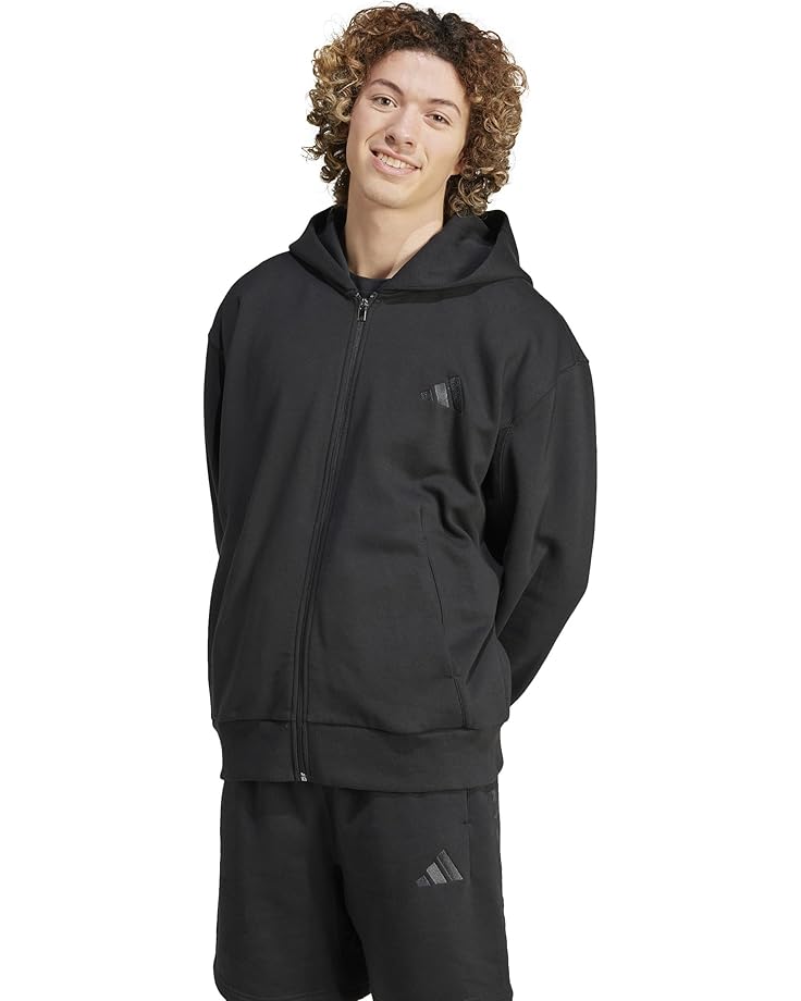 

Худи adidas All Szn Fleece Full Zip Hoodie, черный