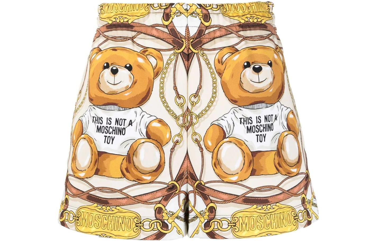 

Moschino Женские плавки-шорты, коричневые, Коричневый, Moschino Женские плавки-шорты, коричневые