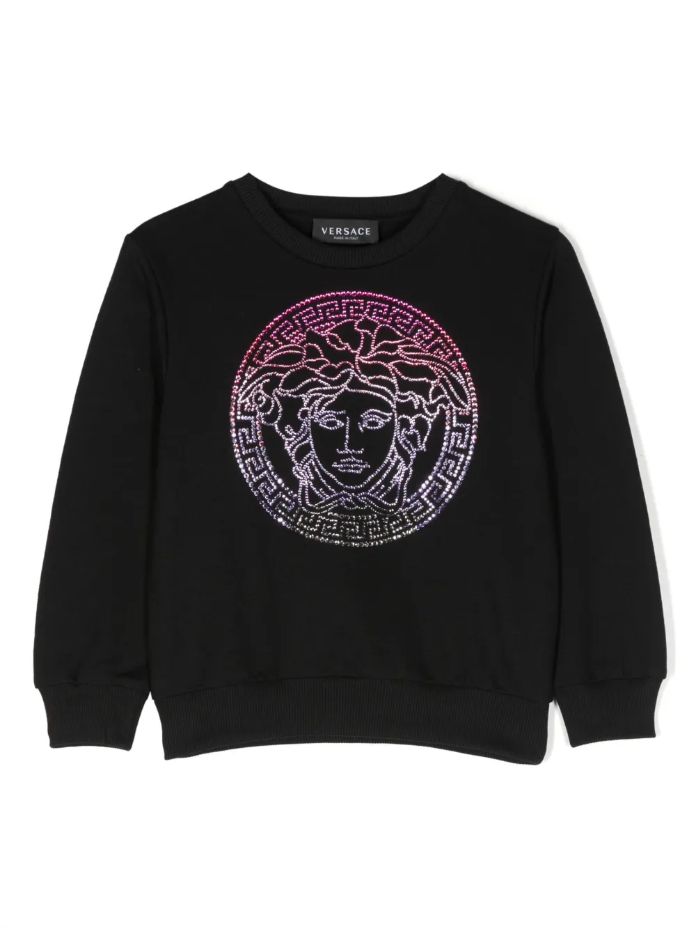 

Толстовка с принтом Medusa-Head Versace Kids, черный