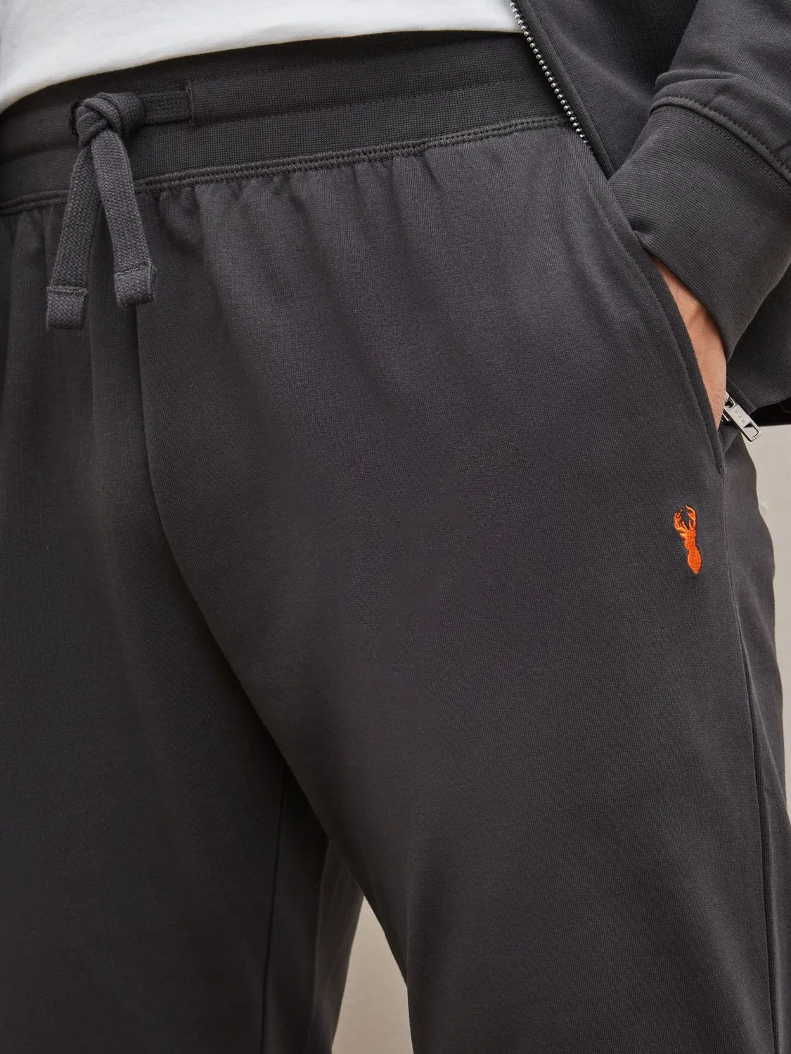 Пижамные штаны Next Slim fit, темно-серый — фото 3