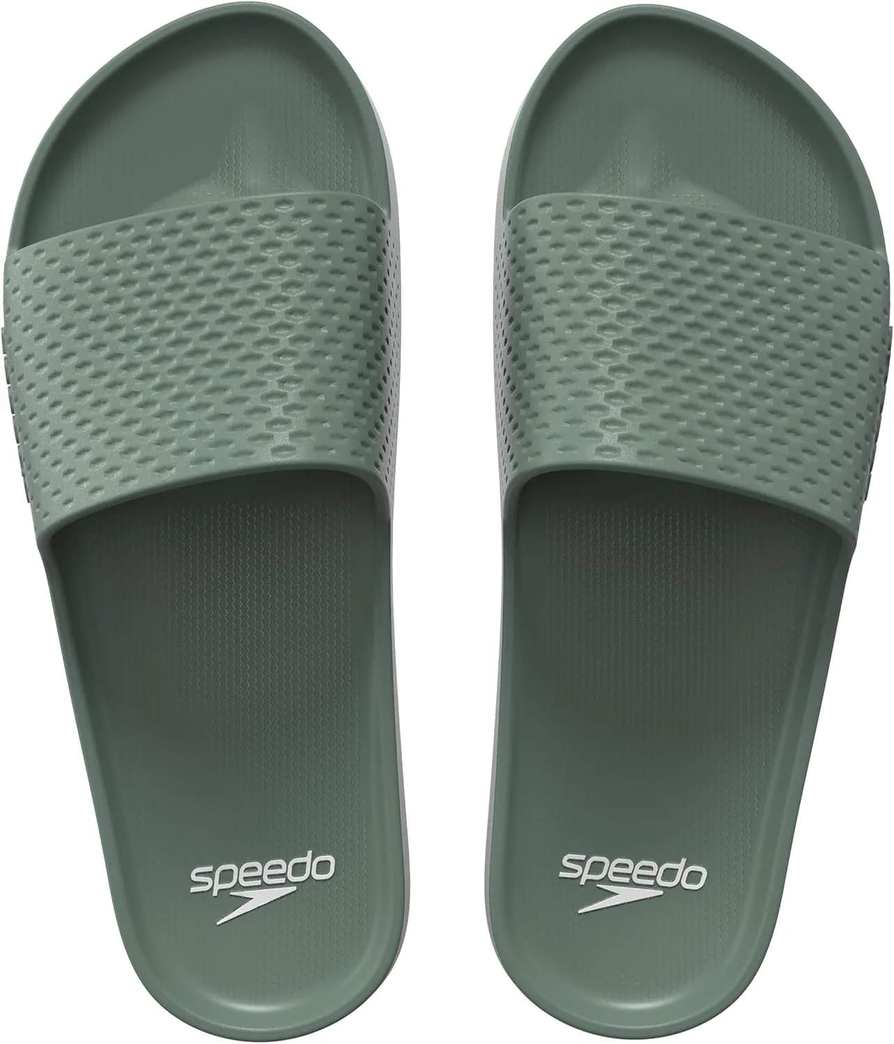 Мужские мюли Speedo Essential | Больше для бассейна | Быстросохнущие, оливковый