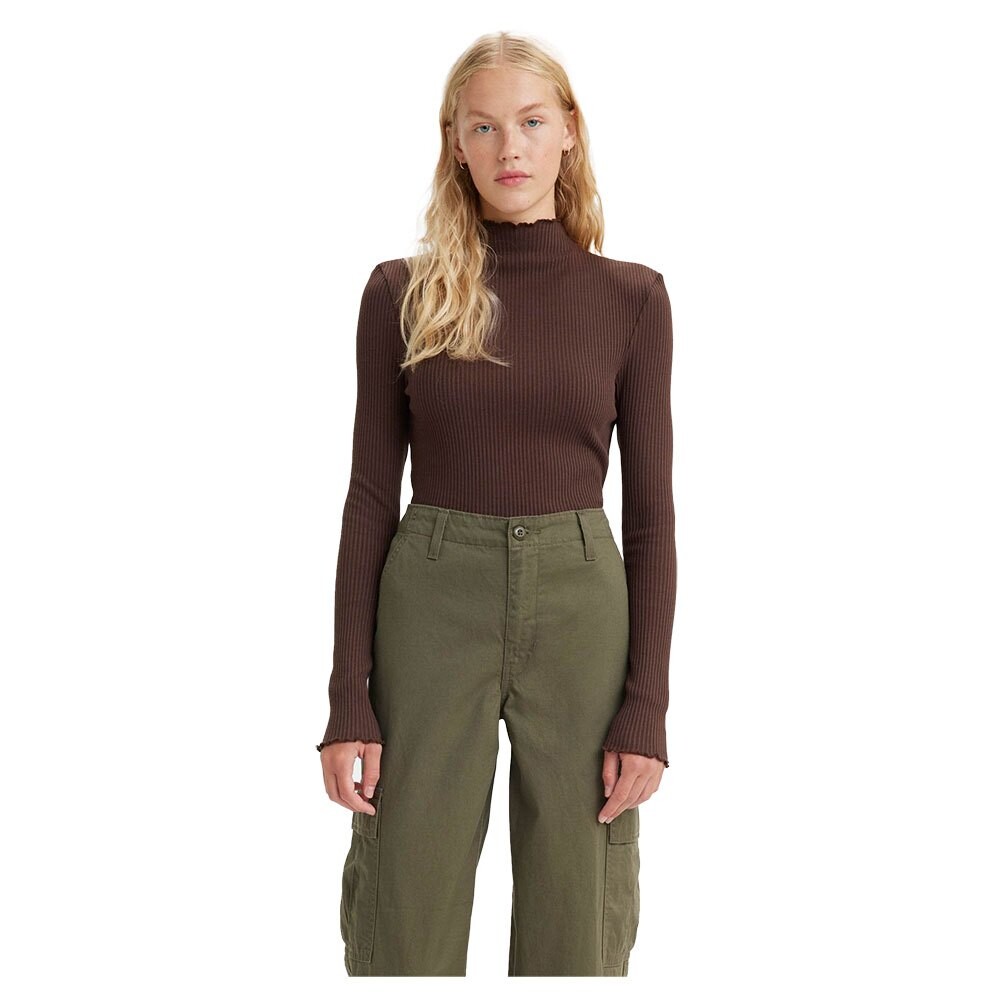 

Блуза Levi´s Flora Mockneck, коричневый
